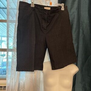 Talbots Women’s Denim Flat Front Shorts